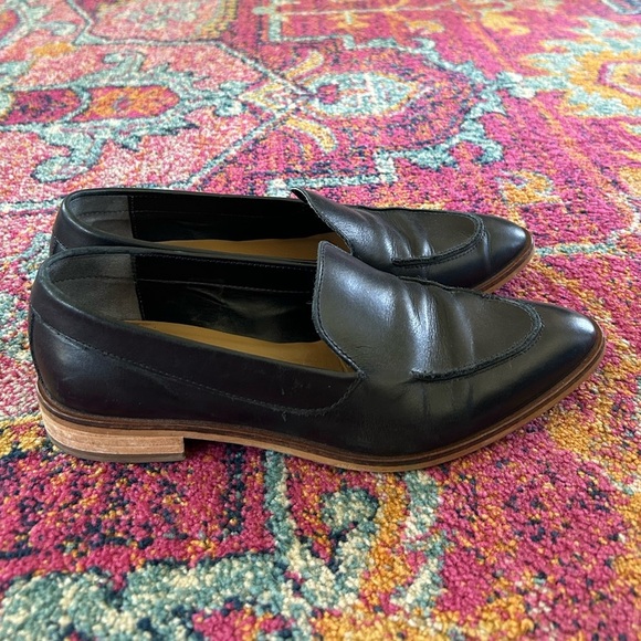 Everlane | Women’s black The Modern Loafer, pointed toe, stacked wood heel, 8.5 - Picture 7 of 16